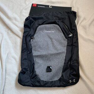 Under Armour UA Undeniable SackPack Backpack Drawstring- Brand New Black Grey